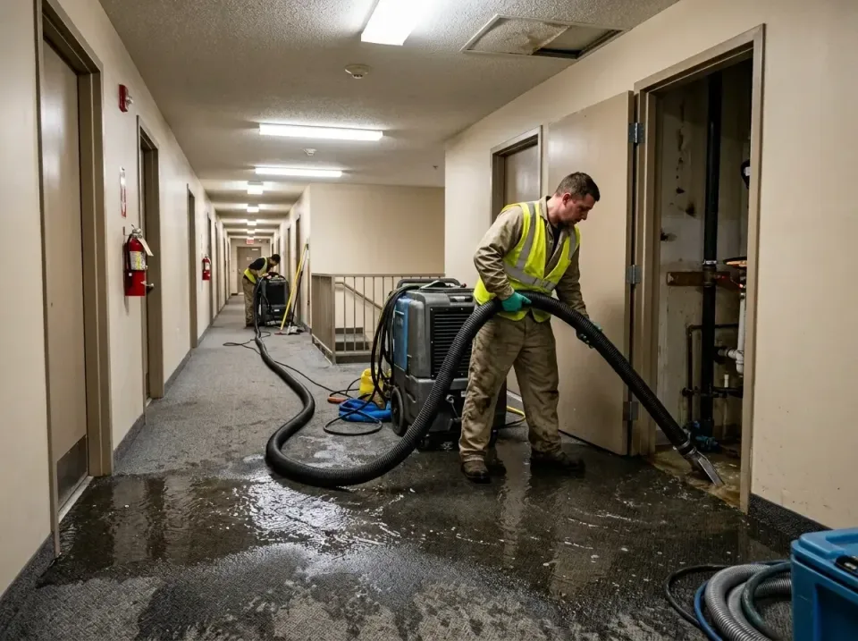 multi-unit-apartment-hallway-f-005 — frequently asked questions, Emergency Burst Pipe Water Extraction & Removal in Weatherb…